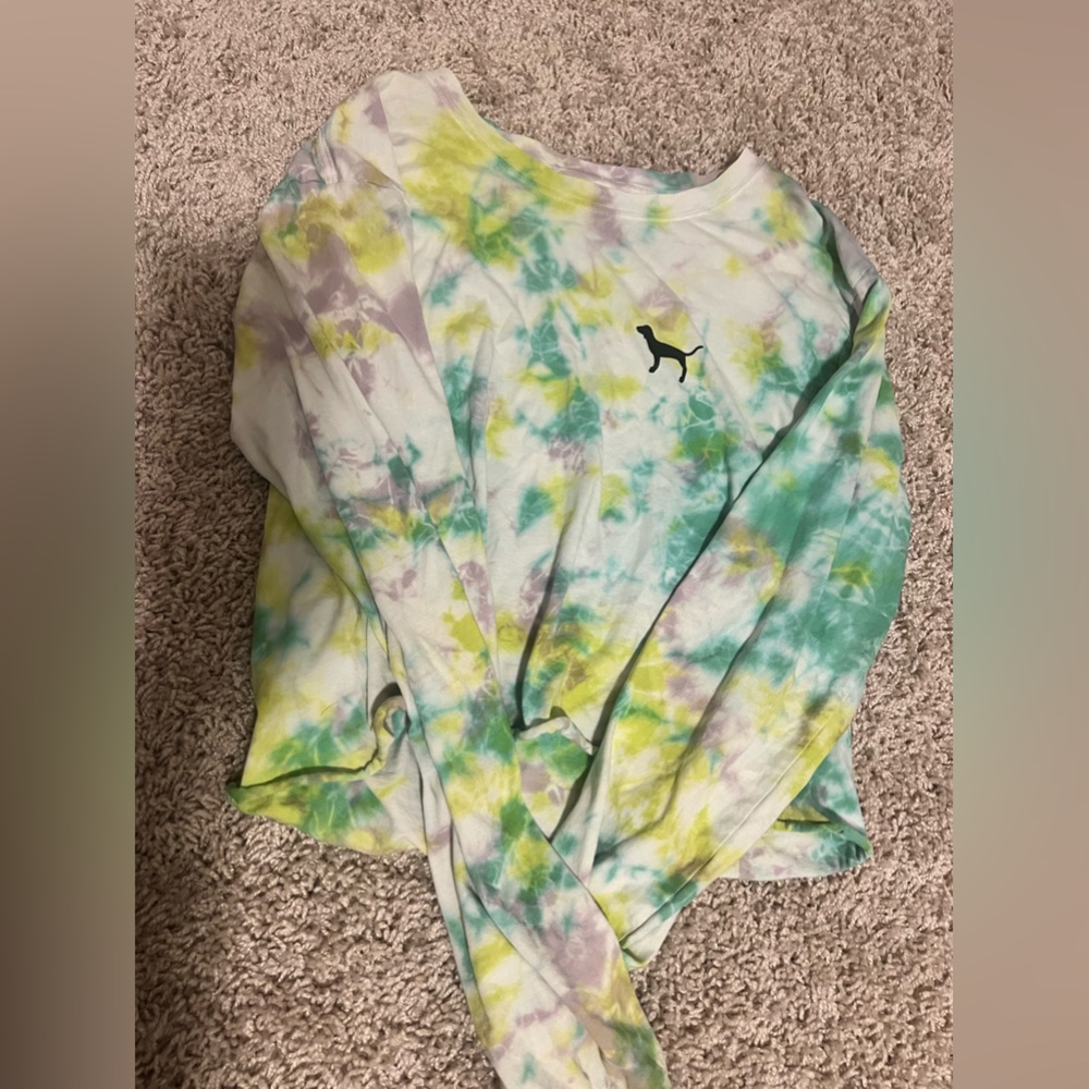 Pink tie dye shirt